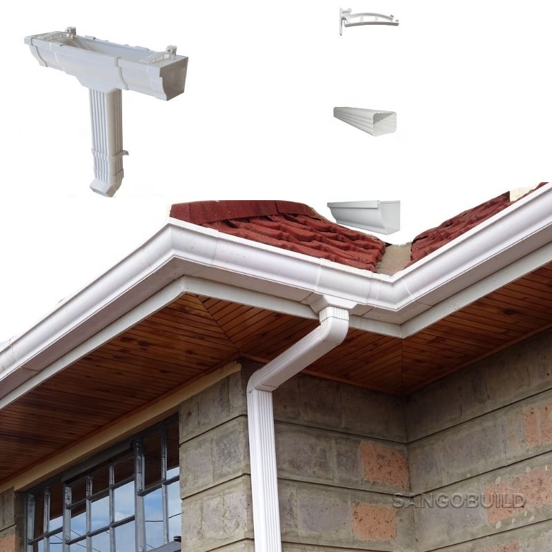 PVC Gutters and Downspouts